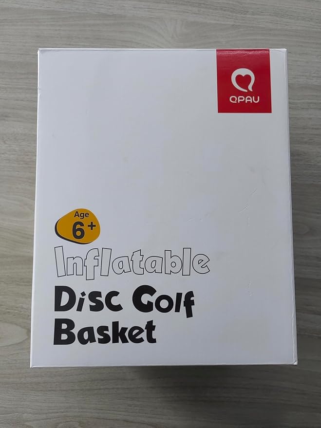 QPAU Inflatable Disc Golf Set for Kids Family Fun, Portable Outdoor Yard Games Set With 4 Frisbee Discs & Pump, Kids Toys for Golf Practice, Backyard Camping Lawn Pitching Games - Ideal Teen Boy Gifts-StrideForce Fitness