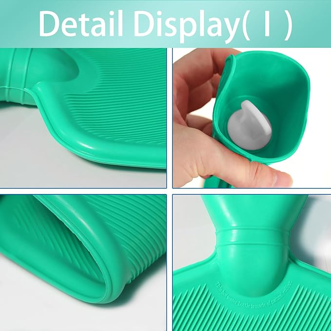 Coffee Enema Bag Kit, Douche Bag Combination Kit for Men and Women 5ft PVC Hose, 2L Capacity Water Colon Detox Cleanse Kit (Green, 2L)-StrideForce Fitness