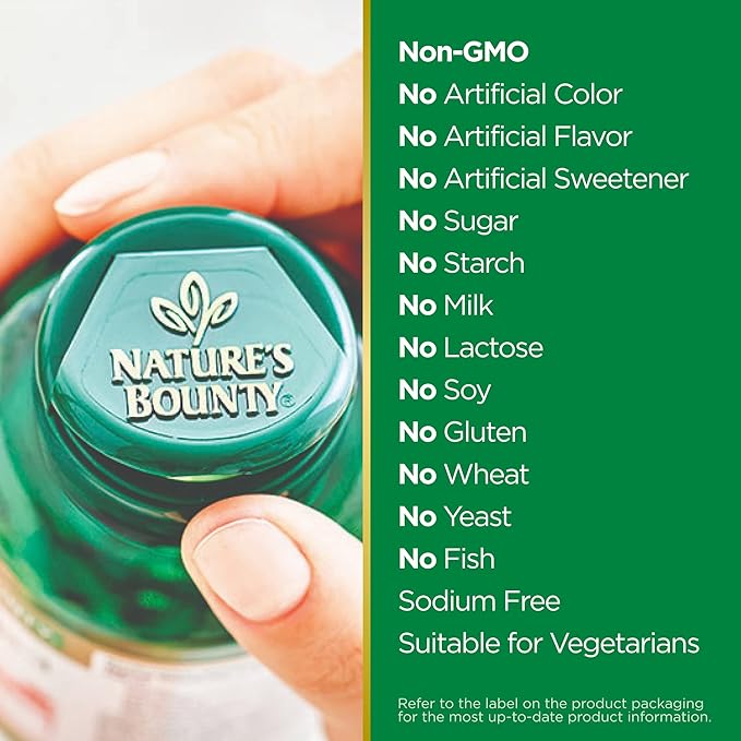 Nature's Bounty Chromium Picolinate, Supports Fat, Protein & Sugar Metabolism, Mineral Supplement, 800 mcg, 50 Tablets-StrideForce Fitness