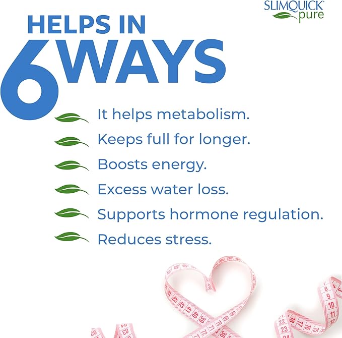 Slimquick Pure 3x Extra Strength Mixed Berry Drink Mix for Women to Help Achieve Weight Goals, Helps Metabolism, Keeps Full for Longer with Green Tea, Caffeine, Chaste Tree, Rhodiola Extract, 26 Count-StrideForce Fitness