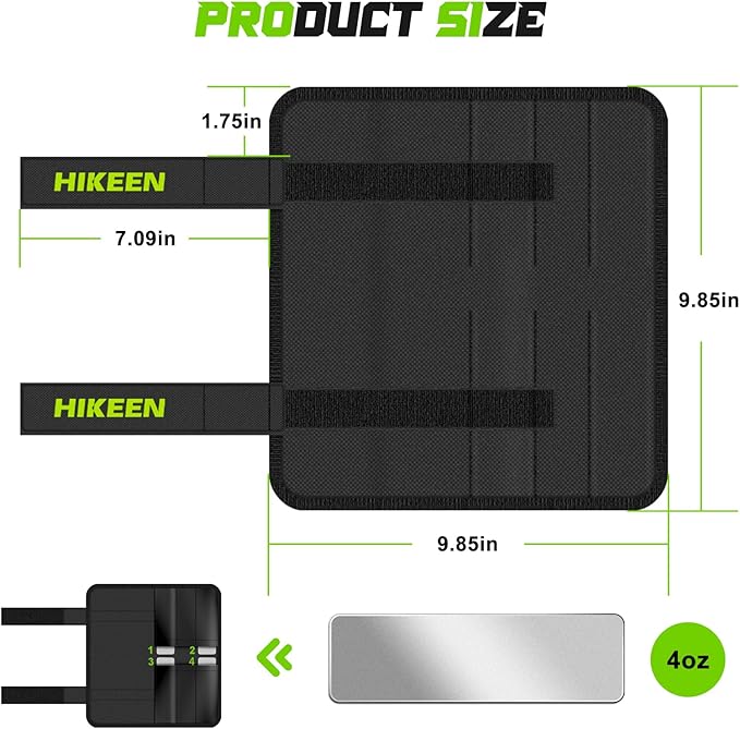 Hikeen Professional Hockey Stick Weight,Adjustable 4-16 Ounces Weights Training Aid,Anti-Slip Durable Hockey Stick Weight for Stick Speed, Timing and Puck Control-StrideForce Fitness