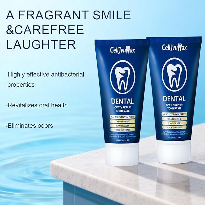 Enamel Repair Toothpaste for Cavity Protection, Transparent Gel to Strengthen Teeth and Support Gum Health, Daily Dental Care for Oral Hygiene (02)