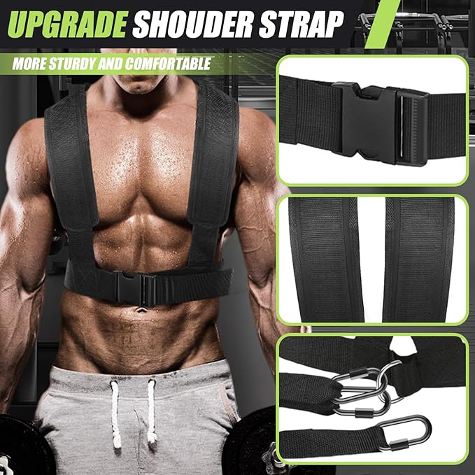 Weight Sled Adjustable Height - Weight Training Pull Sled Gym Equipment for Fitness Strength & Speed Training-StrideForce Fitness