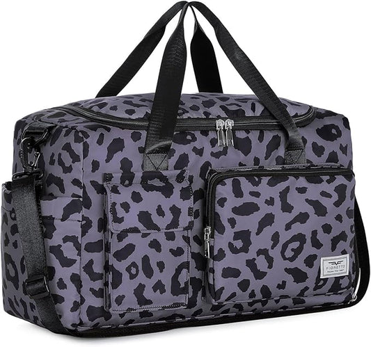 FIORETTO Women's Gym Duffle Bag with Shoes Compartment, 37L Capacity, Ideal for Travel, Gym, Sports, Duffel, Weekender-StrideForce Fitness