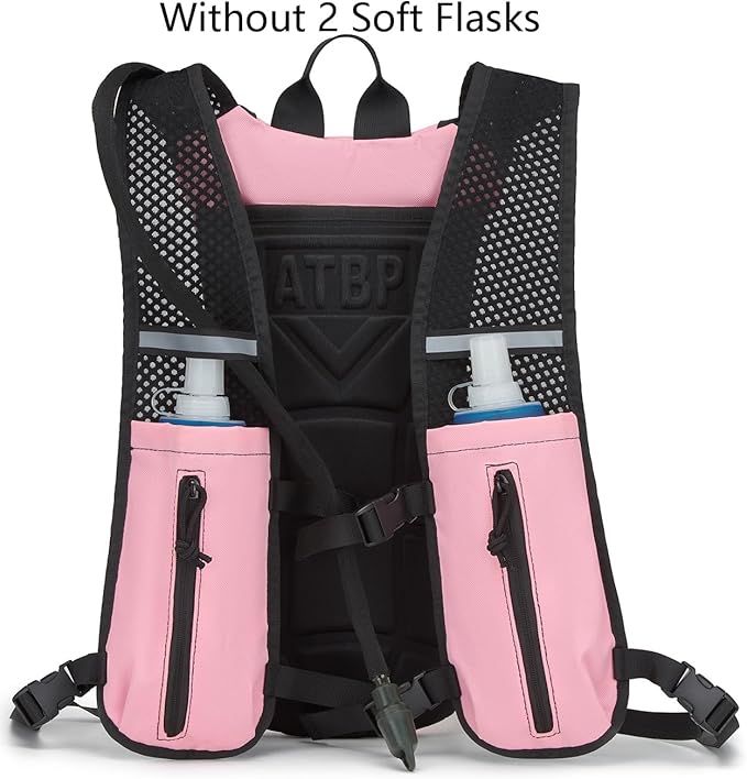 ATBP Running Hydration Vest Pack Tactical 3L Water Bladder Backpack Bag for Cycling Marathon Hiking Daypack Men & Women-StrideForce Fitness
