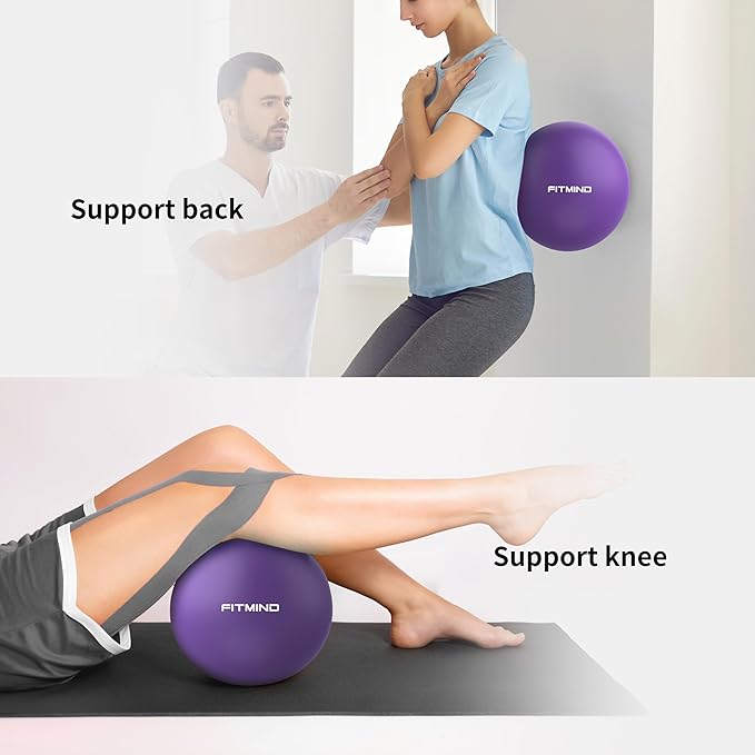 Pilates Ball - 10 Inch Core Ball for Yoga, Stability, Fitness, Ab & Core Workout, Physical Therapy-StrideForce Fitness