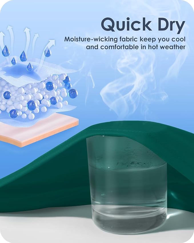 Boladeci Men's Swim Shirt Short Sleeve UPF 50+ Sun Protection SPF UV Moisture Wicking Lightweight Quick Dry Rash Guard-StrideForce Fitness