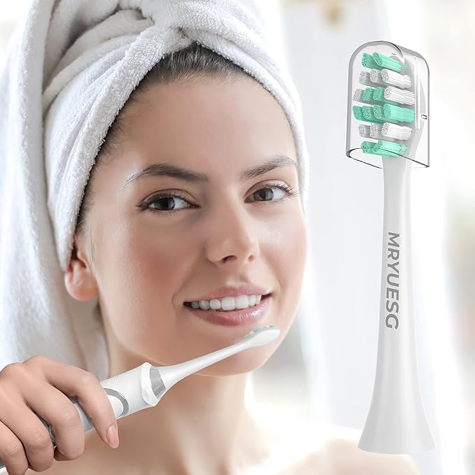 MRYUESG Toothbrush Replacement Heads Compatible with Philips Sonicare, 10 Pack, MRYUESG Electric Brush Head for Phillips Plaque Control