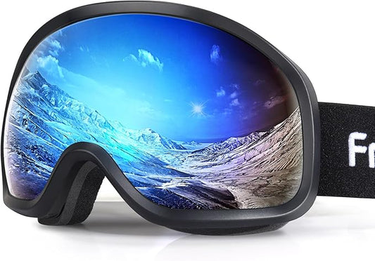 Freela Ski Goggles OTG Men Women, Over Glasses Snow Snowboard Sports Goggles for Adult Youth 100% UV400 Protection Anti Fog-StrideForce Fitness