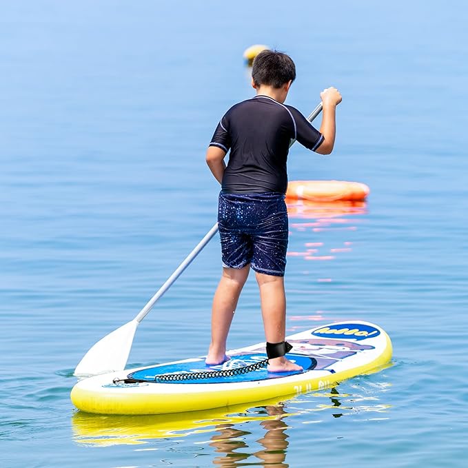 Tuxedo Sailor Kids Inflatable Paddle Board Lightweight and Safe Fishing Stand Up Paddle Board for Adults with Accessories-StrideForce Fitness