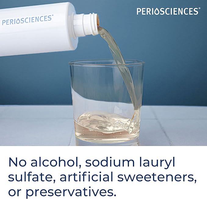 PerioSciences AO ProRinse Hydrating Oral Rinse with Antioxidants – Moisturizing Mouth Rinse for Gum Health & Oral Care – Fluoride-Free Mouthwash for Dry Mouth Sensations (10 Fl Oz / 300ml)