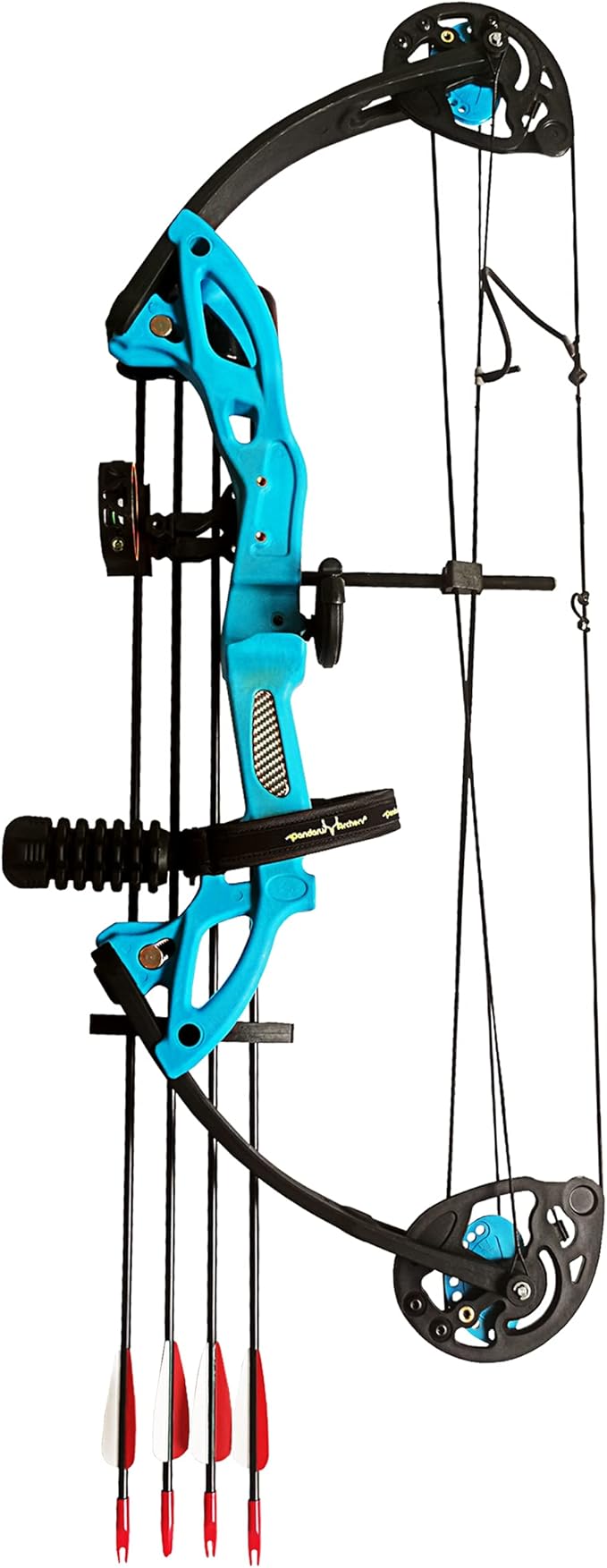 Compound Bow Archery for Youth and Beginner, Right Handed,19”-28” Draw Length,15-29 Lbs Draw Weight, 260 fps-StrideForce Fitness