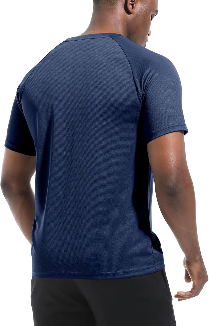 Boyzn 1, 3, 5 or 7 Pack Men's Workout Running Shirts, Dry Fit Moisture Wicking T-Shirt, Gym Athletic Short Sleeve Tee Shirts-StrideForce Fitness