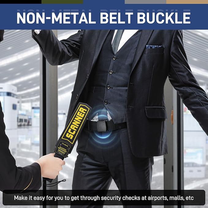 Tactical Men's Nylon Belts,5 Pack Mens Belts Casual，Military Canvas Outdoor Metal-free Belts-StrideForce Fitness