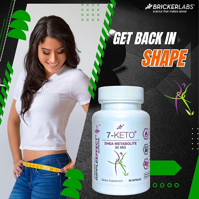 7-Keto DHEA Metabolite 50 mg Dietary Supplement for Weight Management, Safe and Effective Weight Management Support, 60 Capsules-StrideForce Fitness