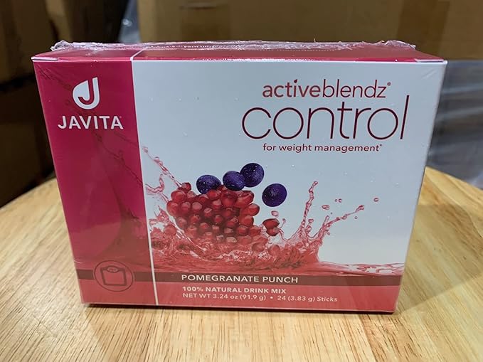 Javita Control Fruity (Acai, Pomegranate) Drink Mix Beverage with Slimming Herbs (Garcinia Cambogia, Gymnema Sylvestre) to Help Support Healthy Lifestyle, Appetite (2 Boxes/48 sticks)-StrideForce Fitness