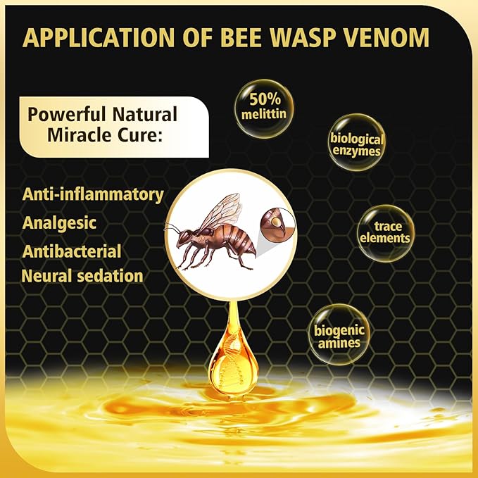 Bee Wasp Venom Toothpaste for Bleeding Gums,Gingivitis Treatment Repair,Sensitive Teeth,Mouth Sores,Plaque -150 MIN Breath Fresheners - 3.7 OZ(1 Pack)