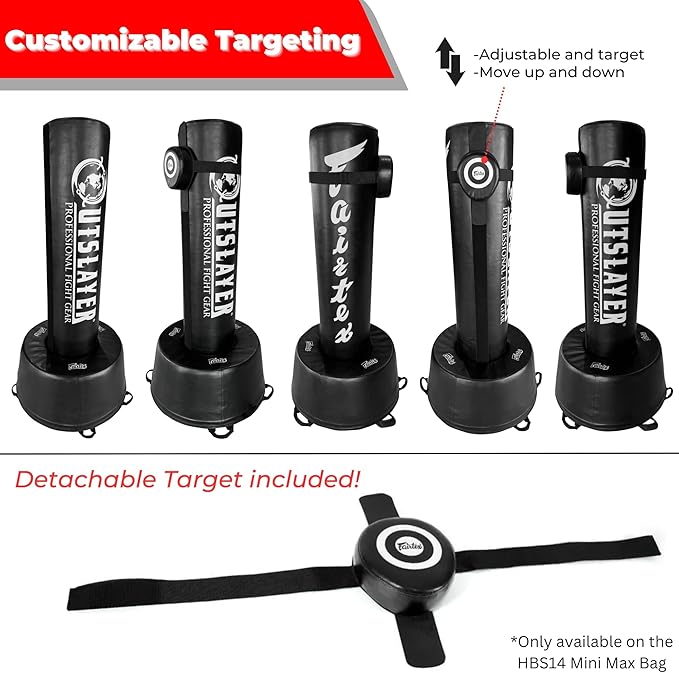 New Free Standing Max Punching Bag – Heavy Duty Foam-Based Bag with Soft Base for Boxing, Kickboxing, MMA, Drills & Cardio-StrideForce Fitness