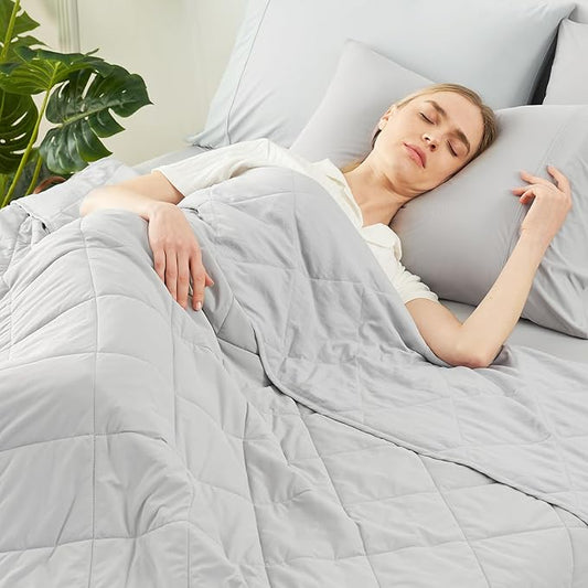 Cozy Bliss Cooling Throw Blanket for Hot Sleepers, Q-Max 0.4 Cooling Comfort 50x70, Cold Blankets for Night Sweats Sleeping, Ultra-Cool Lightweight Breathable Summer Blanket for Bed Travel-StrideForce Fitness