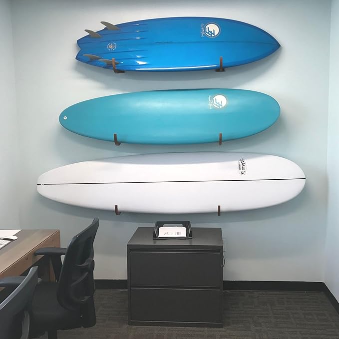 COR Surf Surfboard Wood Rack for Long Boards and Short Boards Works Indoor and Outdoor-StrideForce Fitness