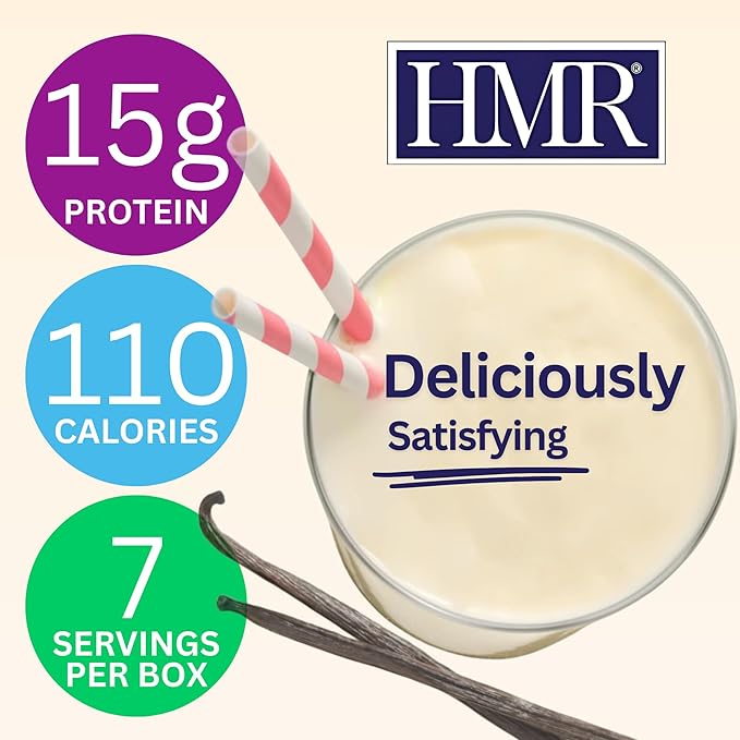 HMR 70 Plus Vanilla + Chocolate Shake & Pudding Mix COMBO | Meal Replacement Powder | Lactose-Free | 15g Protein | Easy to Make | Low Calorie | 42 Single Serving Packets each-StrideForce Fitness