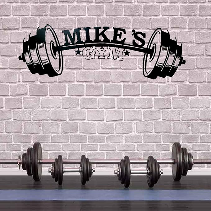 Custom Gym Metal Wall Art, Personalized Gymer Name Sign Decoration For Room, Gym Metal Home Decor-StrideForce Fitness