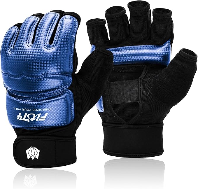 FitsT4 Sports Half Mitts MMA UFC Training Boxing Punch Bag Martial Arts Gloves-StrideForce Fitness