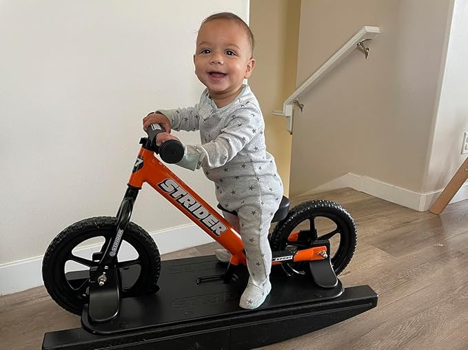 Strider 12” - Helps Teach Baby How to Ride a Balance Bicycle - for Kids 6 Months to 4 Years - Easy Assembly & Adjustments-StrideForce Fitness
