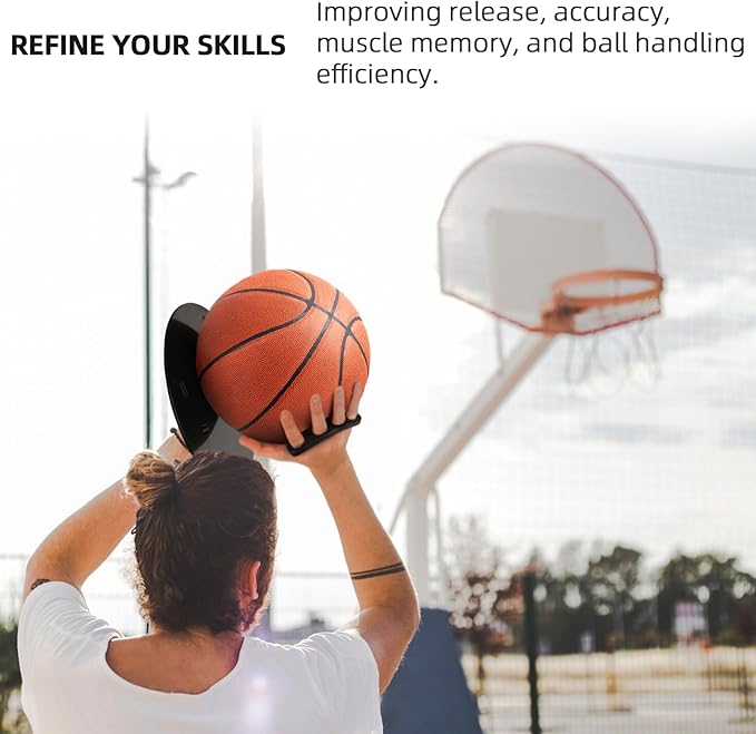 Basketball Shooting Off Hand Trainer Kit for Both Handed Shooters - Includes Dribbling Goggles - Enhances Shooting Accuracy and Ball Handling-StrideForce Fitness