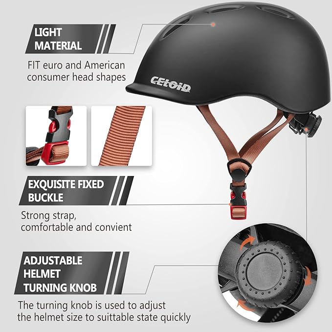 Kids Bike Helmet,Toddler Cyling Helmets for Ages 5-8-9-10-12-14-16Years Youth Boys & Girls,Child Adjustable Multi-Sport Bicycle Skateboard Roller Skate Scooter Balance Skateboarding Helmet-StrideForce Fitness