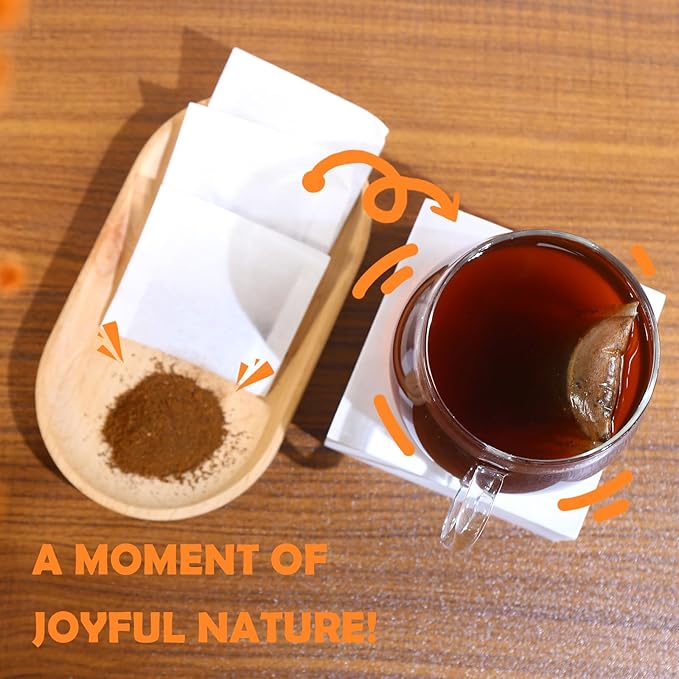 TEARELAE - Chaga Tea - 2g x 40 Count - Wild Harvest from Siberia - 100% Pure Natural Chaga Mushroom Tea Bag - Additive-Free - Non-GMO - Caffeine-free-StrideForce Fitness