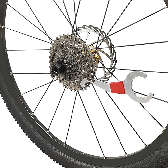 6 Pcs Bicycle Repair Tools Kit, Bike Cassette Removal Tool, Sprocket Removal Tools Sprocket Remover for Mountain Bike, Road Bike-StrideForce Fitness