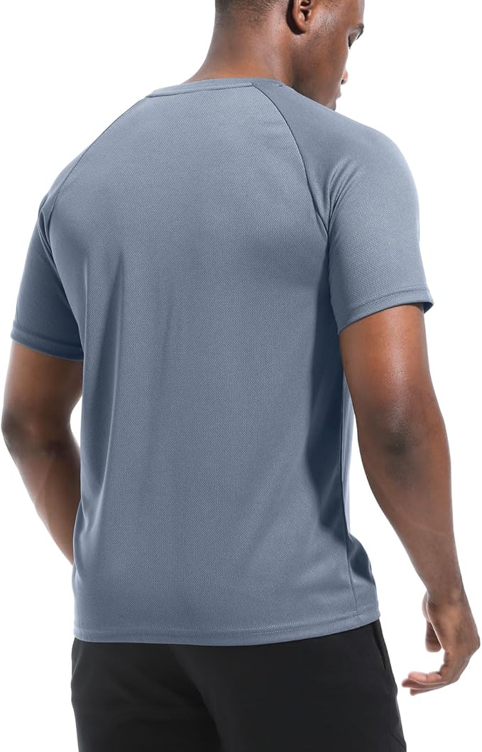 Boyzn 1, 3, 5 or 7 Pack Men's Workout Running Shirts, Dry Fit Moisture Wicking T-Shirt, Gym Athletic Short Sleeve Tee Shirts-StrideForce Fitness