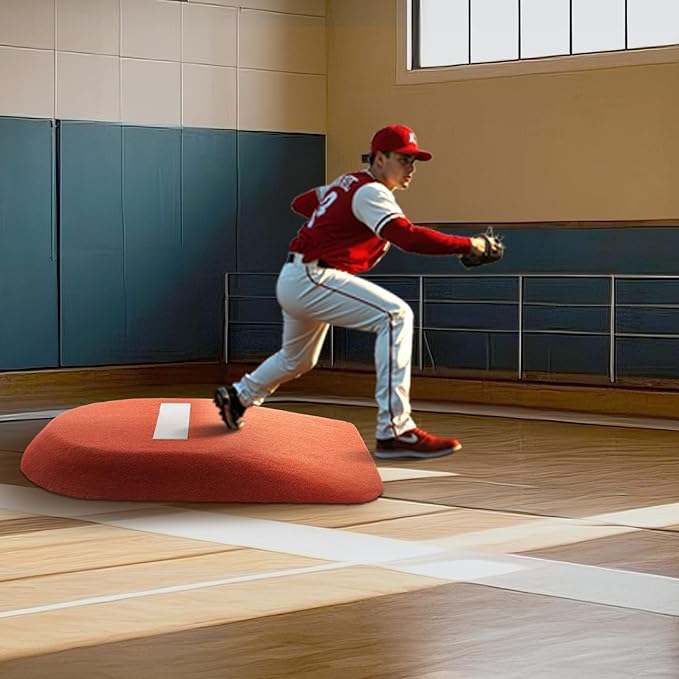 VEVOR Pitching Mound, Baseball Game Mound, Indoor/Outdoor Pitching Practice and Training Equipment, Softball Pitching Aids with Antifade Turf and Pitching Rubber-StrideForce Fitness