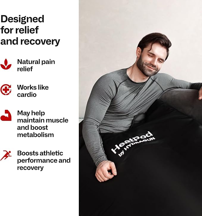 HeatPod Infrared Sauna Blanket for Well-Being and Detox - Relax Your Body & Mind - Personal Sauna, Portable Sauna for Home-StrideForce Fitness