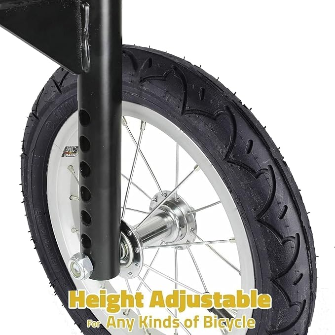 CyclingDeal Adjustable Adult Bicycle Bike Stabilizers Training Wheels Fits 24" to 29" - Quality Heavy Duty-Max Weight up to 120kg/265 lbs.-StrideForce Fitness