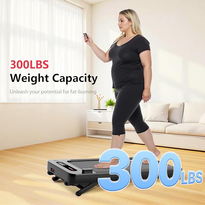 Yesoul Walking Pad Treadmill with 10% Auto Incline, Under Desk Treadmill for Home Walking, Hiking & Running, 300lbs Capacity, Smart App Scenic Routes & Live Classes, Remote & LED Display-StrideForce Fitness