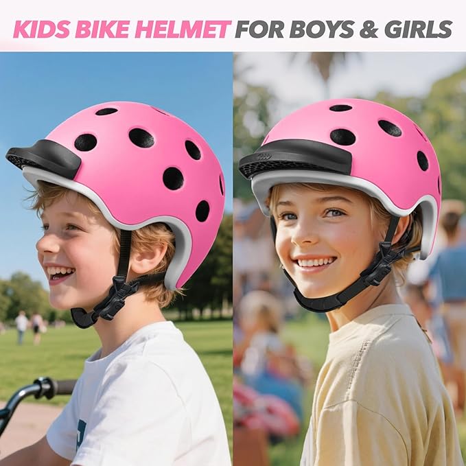 Kids Bike Helmet for 5-8-14 Kids Skateboard Helmet Boys Girls Child Youth Adjustable Lightweight Ventilation and Multi-Sports Scooter Cycling Roller Balance Bike-StrideForce Fitness