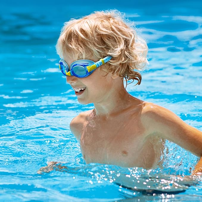 Aegend 2 Pack Kids Goggles, Swimming Goggles for Kids Age 4-16 Boys and Girls Youth, Anti-Fog Waterproof Anti-UV Pool Goggles-StrideForce Fitness