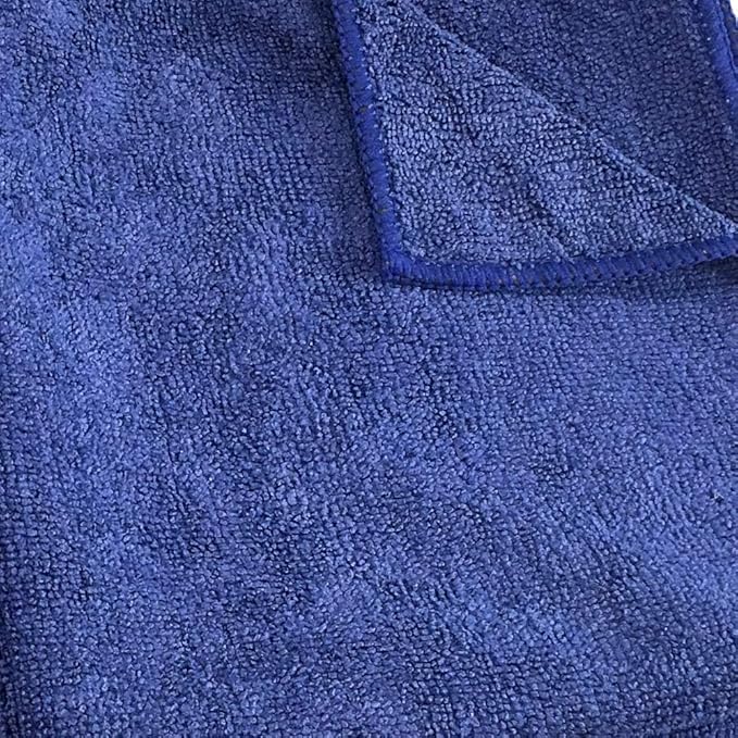 Arkwright Microfiber Gym Towel - Bulk Case of 180 - Super Soft, Quick Dry Workout Sweat Towels, 300 GSM Lightweight & Absorbent for Sports, Working Out, Yoga, and Spa, 16 x 27 in, Navy-StrideForce Fitness