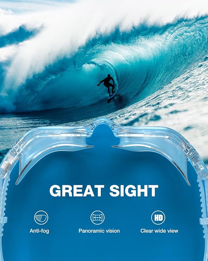 ZIONOR Swim Goggles, G1 SE Swimming Goggles Anti-fog for Adult Men Women-StrideForce Fitness