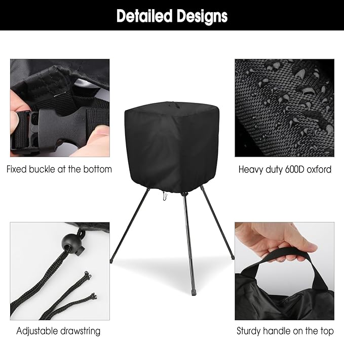 Pitching Machines Cover for Sports Attack Junior Hack Attack Softball Pitching Machine, 600D Waterproof Baseball Pitching Machines Cover, Black-StrideForce Fitness