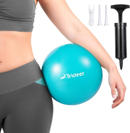 Trideer Pilates Ball - 9 Inch Core Ball for Physical Therapy, Yoga, Stability & Workout - Office & Home Gym-StrideForce Fitness