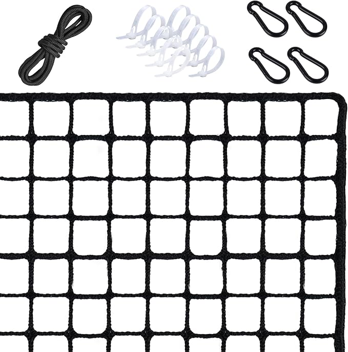 Golf Net, Golf Practice Net, for Backyard 10/15/20/25/30/40/50ft Indoor Nylon Netting-StrideForce Fitness
