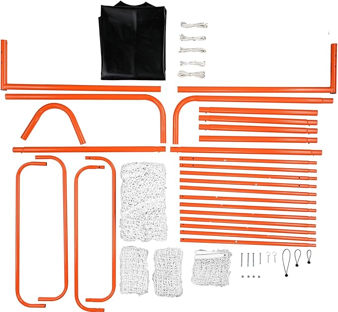 VEVOR Portable Lacrosse Goal - Complete Training Accessory Set with Extended Coverage for Youth and Adults-StrideForce Fitness