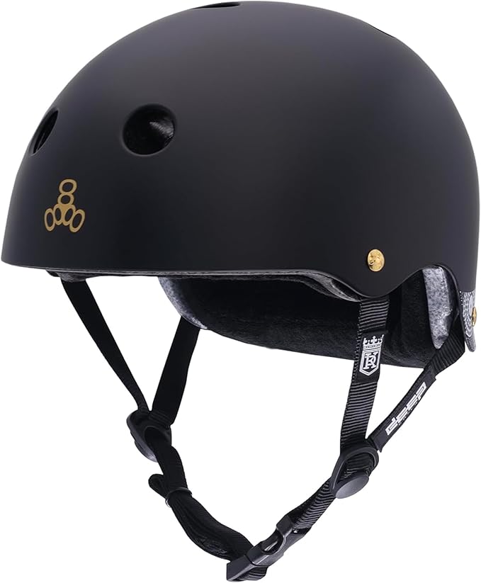 Triple Eight Deep Cover Helmet - Ideal for Skateboarding, Bicycling, BMX, and Roller Skating-StrideForce Fitness