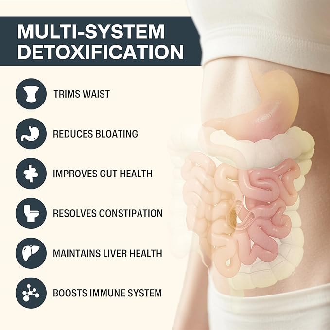 Gut Cleanse Detox for Women, Colon Cleanse & Gentle Herbal Supplements for Men, Powered with Senna Leaves, Plum, Chrysanthemum, Acacia Gum & Aloe Vera–40 Capsules (A01)-StrideForce Fitness