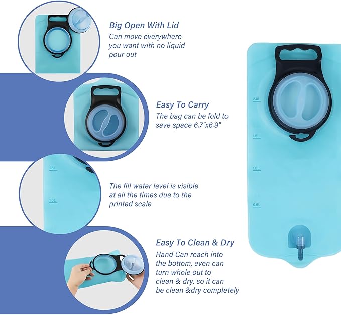 TopQuaFocus Douche Bag kit Home Coffee Enemas with 6.5FT Silicone Tube Portable Enema Bag for Men Women Colon Cleansing Flushing for Colonic Cleanse-StrideForce Fitness