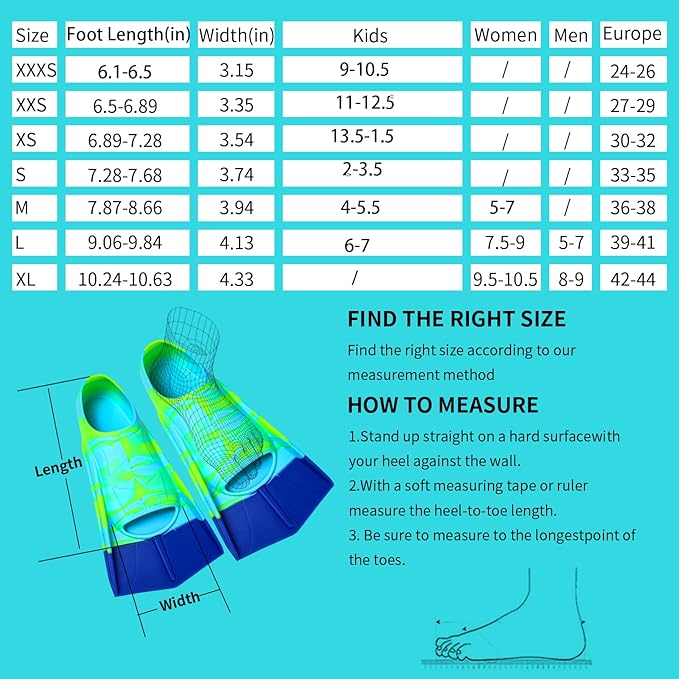 Kids Swim Fins,Short Comfortable Flippers for Lap Swimming and Training for Child,Girls,Boys,Beginners-StrideForce Fitness