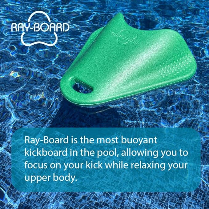 Swim Kickboard: Ergonomic for Comfort and Performance- Promotes Natural Swimming Position, Supportive Kick Board | Advanced Workout and Training Equipment for Pool-StrideForce Fitness